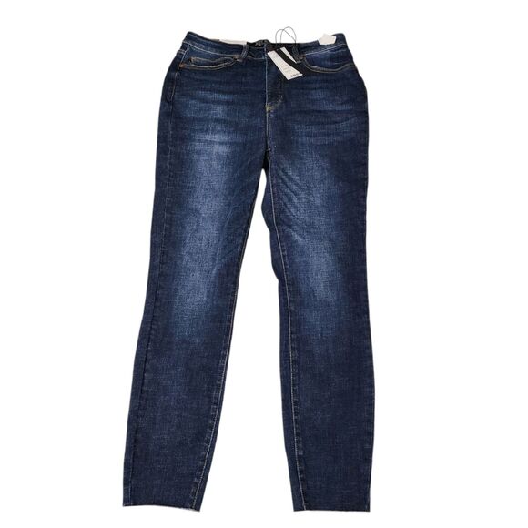 Judy Blue Jeans Womens 29 Blue Skinny‎ Fit High Waisted Dark Wash Stretch NWT - Picture 1 of 11